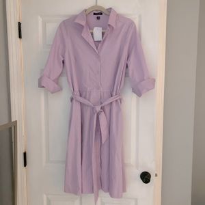 Lavender Shirt Dress A Line NWT